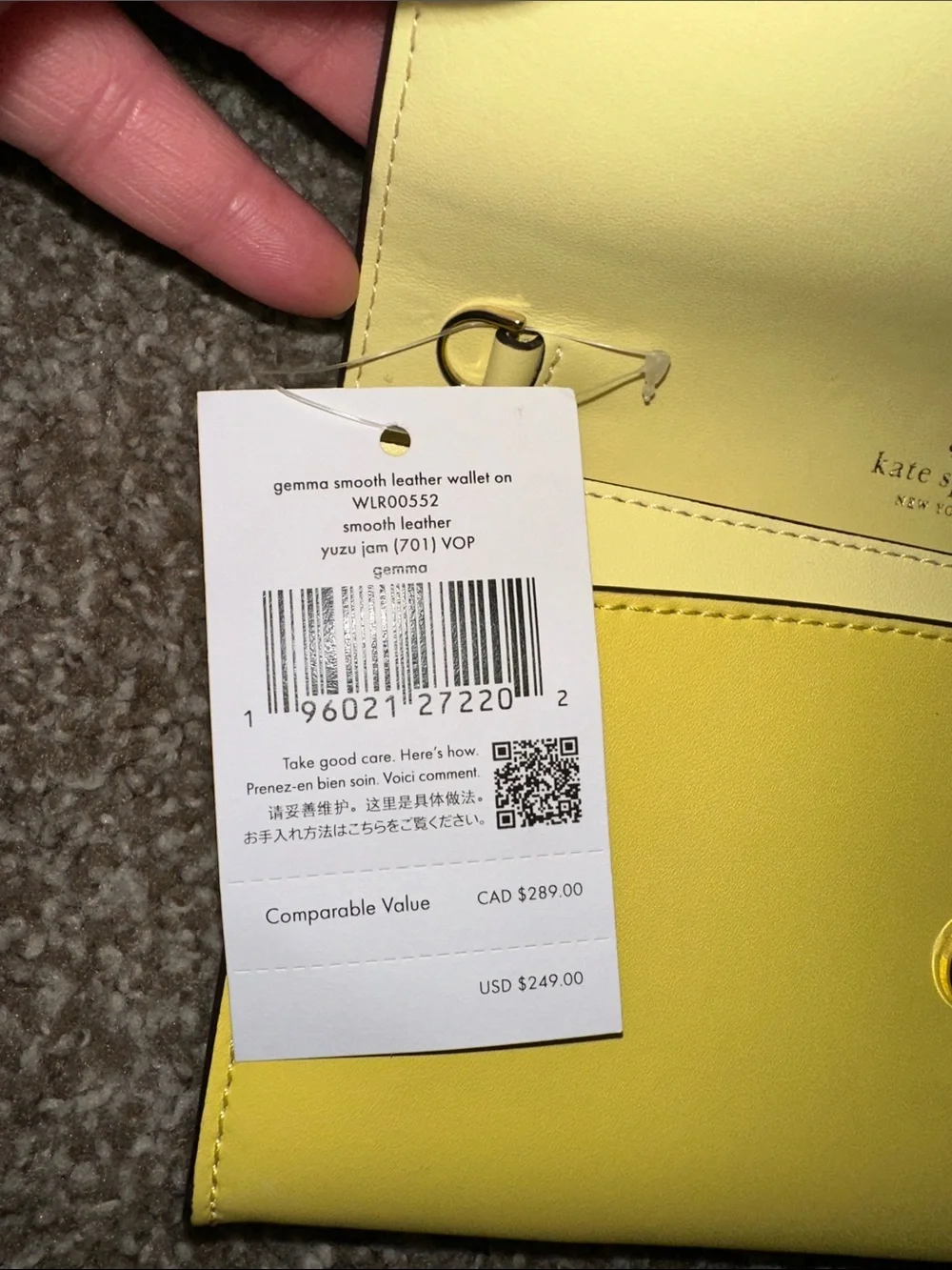 Kate Spade clutch crossbody + card case